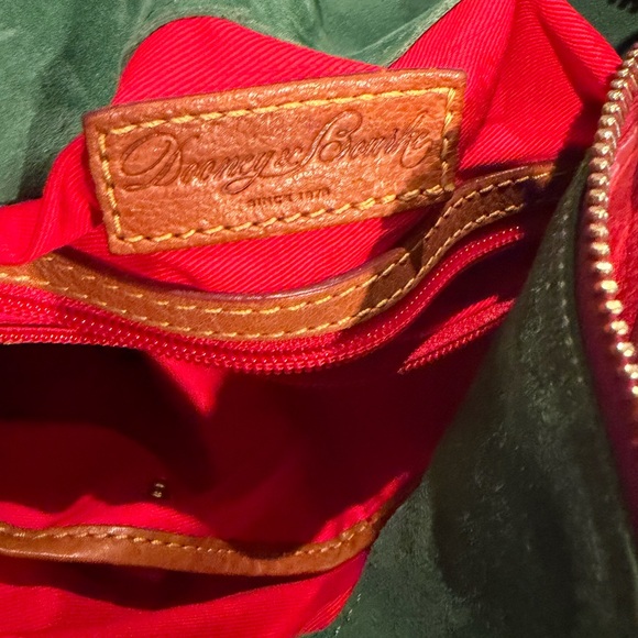 Rare Vintage Dooney & Bourke Red and Brown Satchel - Picture 5 of 14